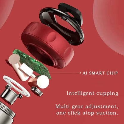 Electric Cupping Massage Therapy Device for Back, Neck, and Arms
