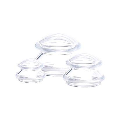 Professional Silicone Cupping Therapy Set for Body and Face - Anti-Cellulite Suction Massage Cups